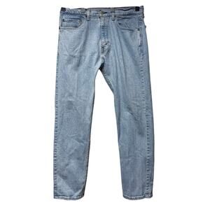 Levi’s Men’s 505 Light Wash Denim Jeans Size 34 x 32 Straight Leg Regular Fit